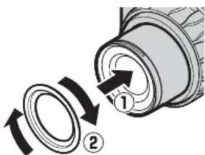 NIKON WPN3 - Collegare l'anello anti riflesso interno. - 1