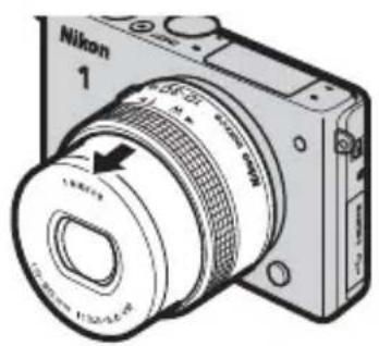 NIKON WPN3 - Coloque y extienda el objetivo. - 1