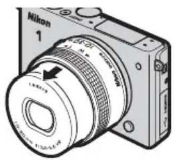 NIKON WPN3 - Fixez l'objectif et sortiez-le. - 1