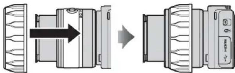 NIKON WPN3 - Attach the zoom gear sleeve. - 2