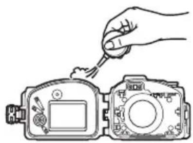 NIKON WPN3 - Inspectez le logement du joint torique. - 1