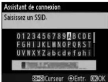NIKON UT1 - Saisissez le SSID. - 1