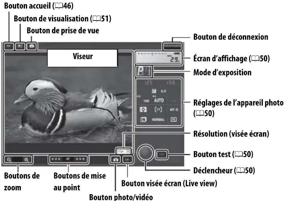 NIKON UT1 - Fenêtre Prise de vue - 1