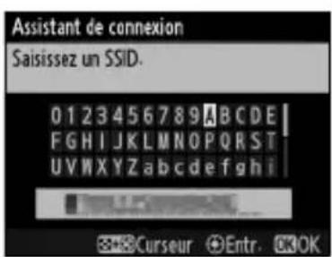 NIKON UT1 - Saisissez le SSID. - 1