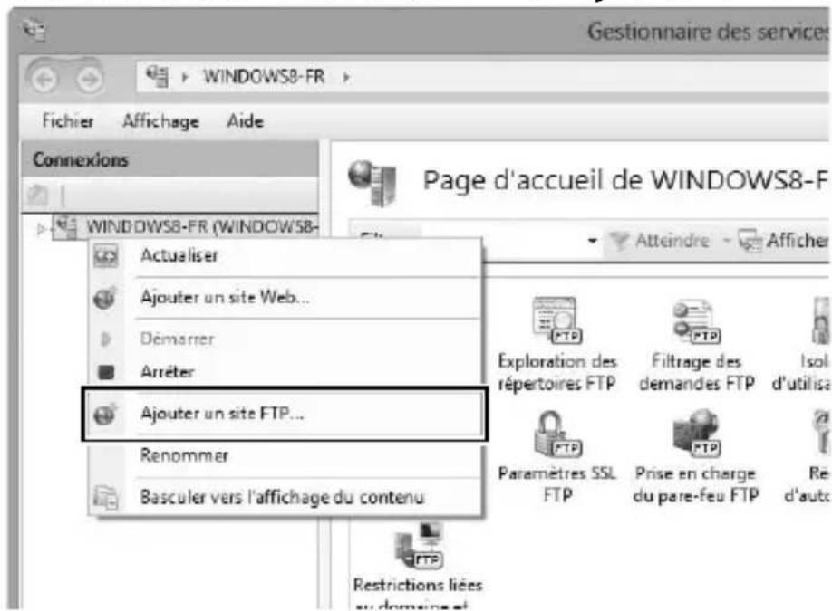 NIKON UT1 - Sélectionner Ajouter un site FTP.... - 1