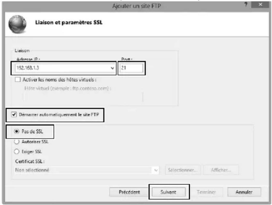 NIKON UT1 - Choiser la liaison et les options SSL. - 1