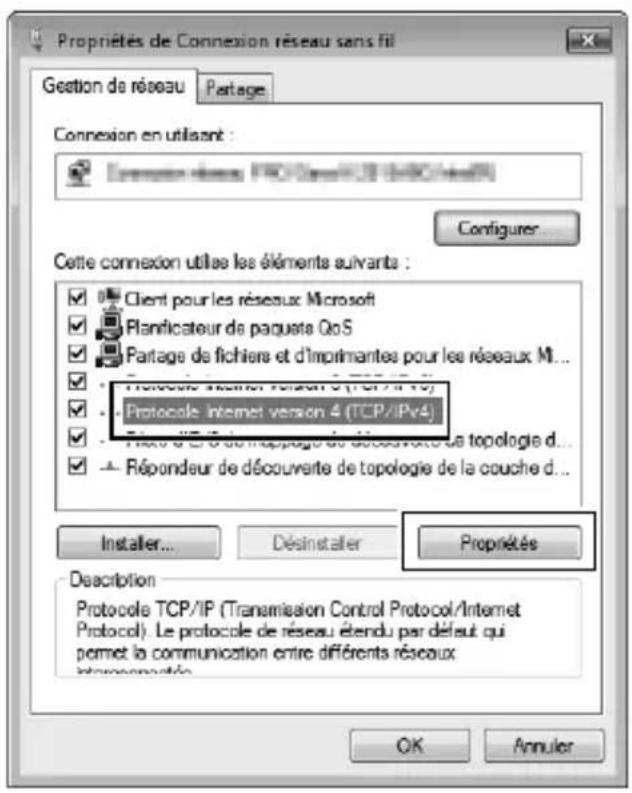 NIKON UT1 - Affichez les réglages TCP/IP. - 1