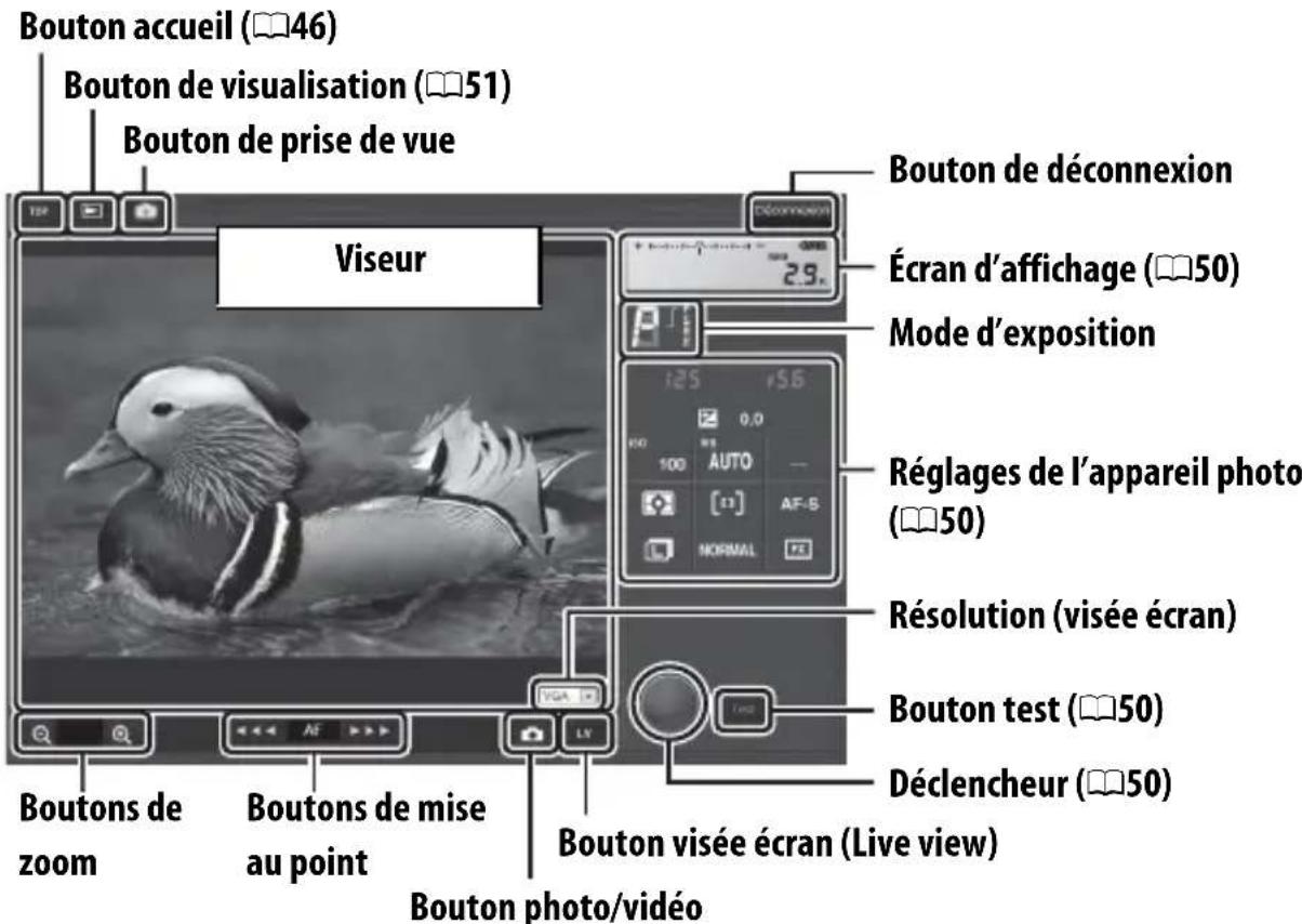 NIKON UT1 - Fenêtre Prise de vue - 1