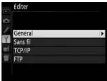 NIKON UT1 - Modification des profils de serveurs ftp - 1