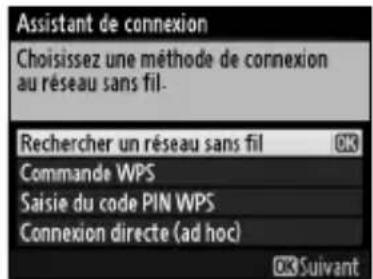 NIKON UT1 - Rechercher un réseau sans fil - 1