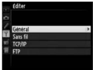 NIKON UT1 - Modification de profils réseau - 1