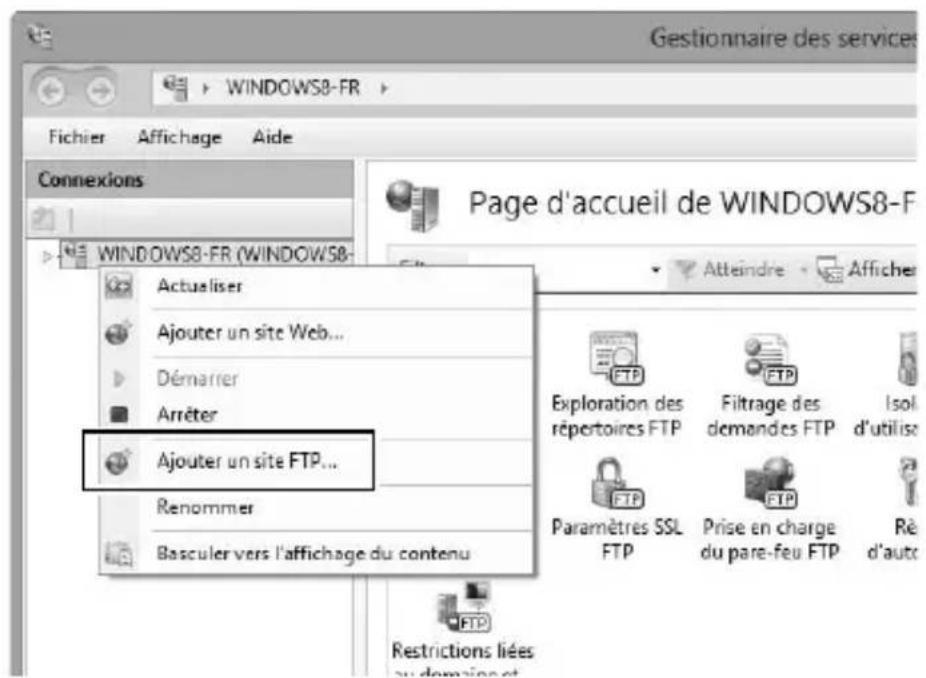 NIKON UT1 - Sélectionnez Ajouter un site FTP… - 1