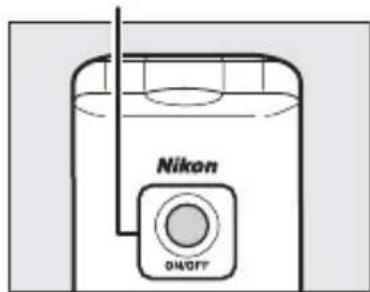 NIKON UT1 - Appuyez sur le commutateur marche-arrêt pendant environ une seconde pour activer l'UT-1. - 1