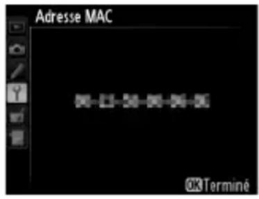 NIKON UT1 - Adresse MAC - 1