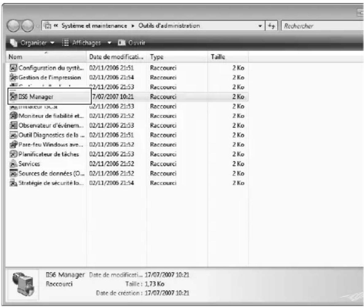 NIKON UT1 - Double-cliquez sur IIS6 Manager. - 1