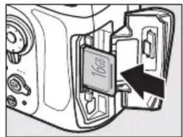NIKON UT1 - Insérez une carte mémoire. - 1