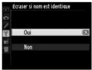 NIKON UT1 - Écraser si le nom est identique - 1