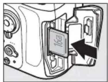 NIKON UT1 - Insérez une carte mémoire. - 1