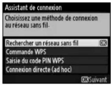 NIKON UT1 - Rechercher un réseau sans fil - 1