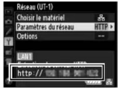 NIKON UT1 - Saisissez l'URL de l'appareil photo. - 1