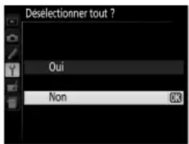 NIKON UT1 - Désélectionner tout? - 1