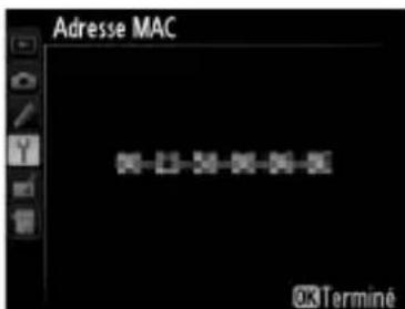 NIKON UT1 - Adresse MAC - 1