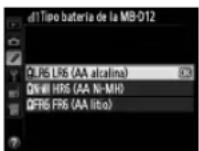 NIKON MBD12 - Nivel de la bateria - 2