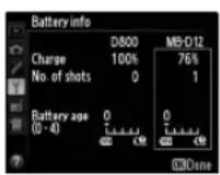 NIKON MBD12 - Battery Info - 1
