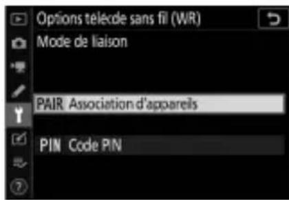 NIKON WRR11a - ■■ Connexion en mode d'association - 3