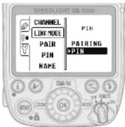 NIKON WRR11a - Choisissez le mode [PIN]. - 1