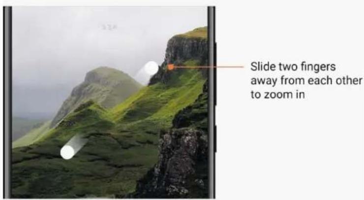 Xiaomi Poco F3 - Zoom avec les doigts - 1
