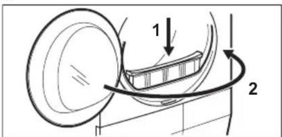 ZANUSSI ZDHN772CW - HET FILTER REINIGEN - 7