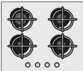 CANDY CSG6B - USE OF HOB - USER INSTRUCTIONS - 6
