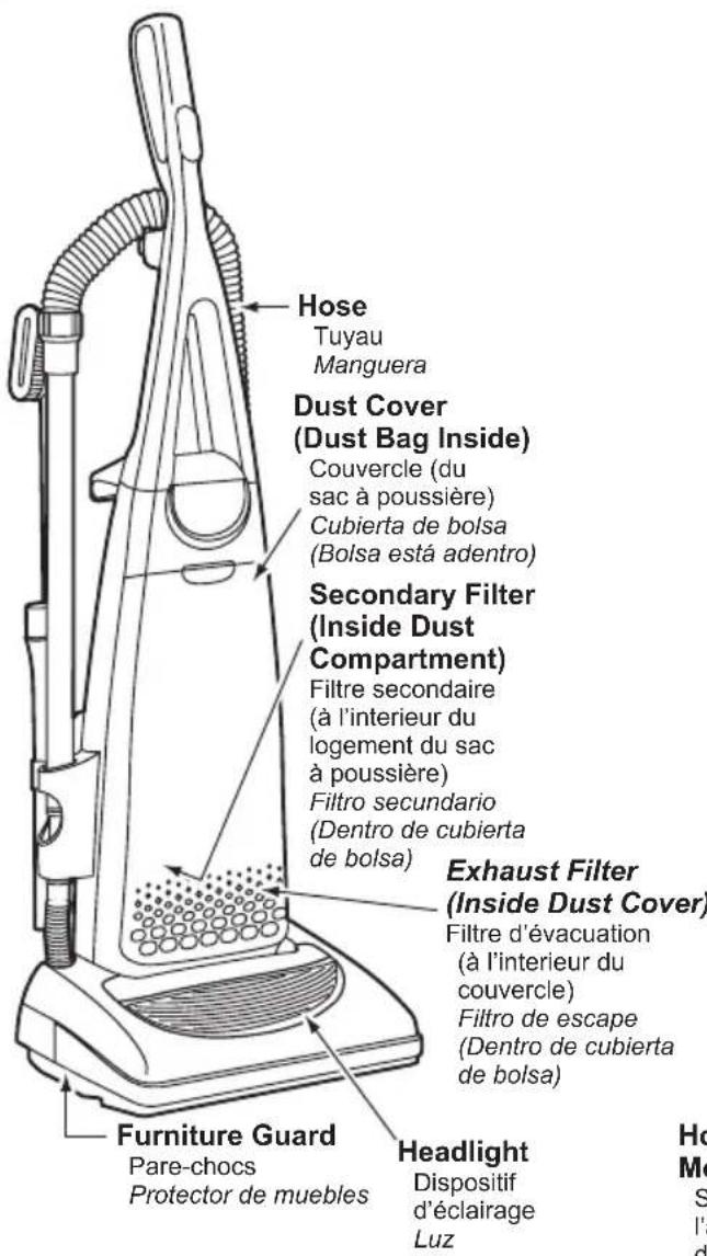 PANASONIC Quickdraw MCV7312 - Nomenclature - 1
