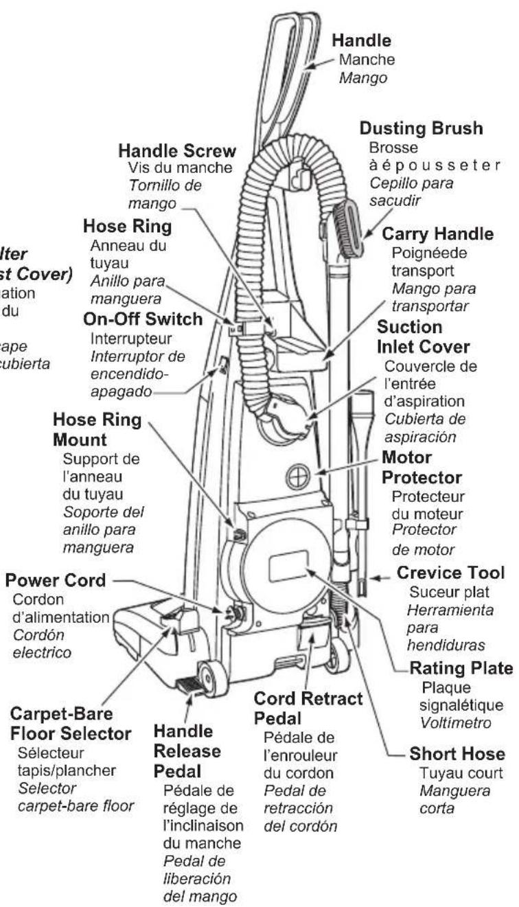 PANASONIC Quickdraw MCV7312 - Tabla de contenido - 1