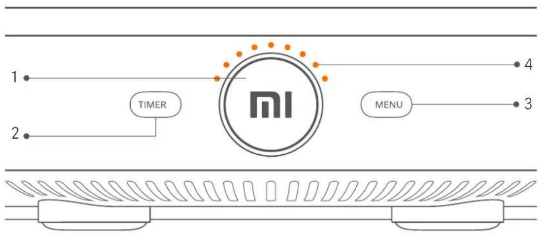 Xiaomi Mi Induction Cooker - Panneau de contrôle - 1