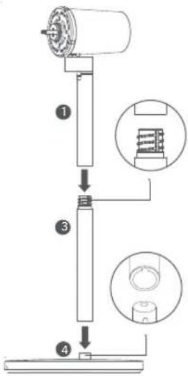 Xiaomi Mi Smart Standing Fan 1C - Passaggio 1: installatione della base - 1