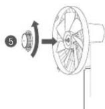 Xiaomi Mi Smart Standing Fan 1C - Step 4: Install the fan blade assembly - 2