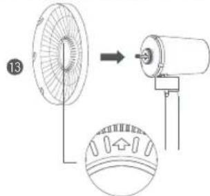Xiaomi Mi Smart Standing Fan 1C - Schritt 3: Installieren des hinteren Gitters - 1