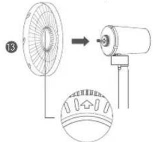 Xiaomi Mi Smart Standing Fan 1C - Passaggio 3: installare la griglia posteriori - 1