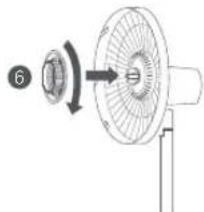Xiaomi Mi Smart Standing Fan 1C - Étape 3: Installer la grille arrière - 2