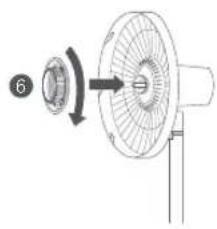 Xiaomi Mi Smart Standing Fan 1C - Passaggio 3: installare la griglia posteriori - 2