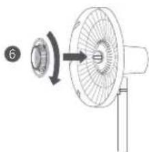 Xiaomi Mi Smart Standing Fan 1C - 3tan 3:YctaHOBITE 3aHIOpeWetky - 2