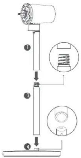 Xiaomi Mi Smart Standing Fan 1C - Schritt 1: Installation des Sockels - 1