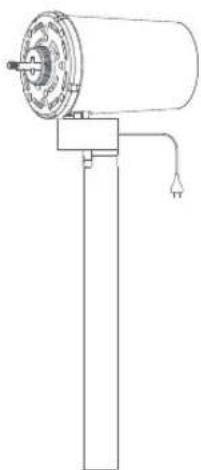Xiaomi Mi Smart Standing Fan 1C - HeaJnEkauee HcNtB3ObaHMe MoKET PnBeCTN KnpaKeHHIO 3eKTPnCeKM TOKOM, NOKApY, TENEChbIM NOBpeXDeHm IM NBO3HNIKHOBEHHIO IHOrO yUep6a. - 1