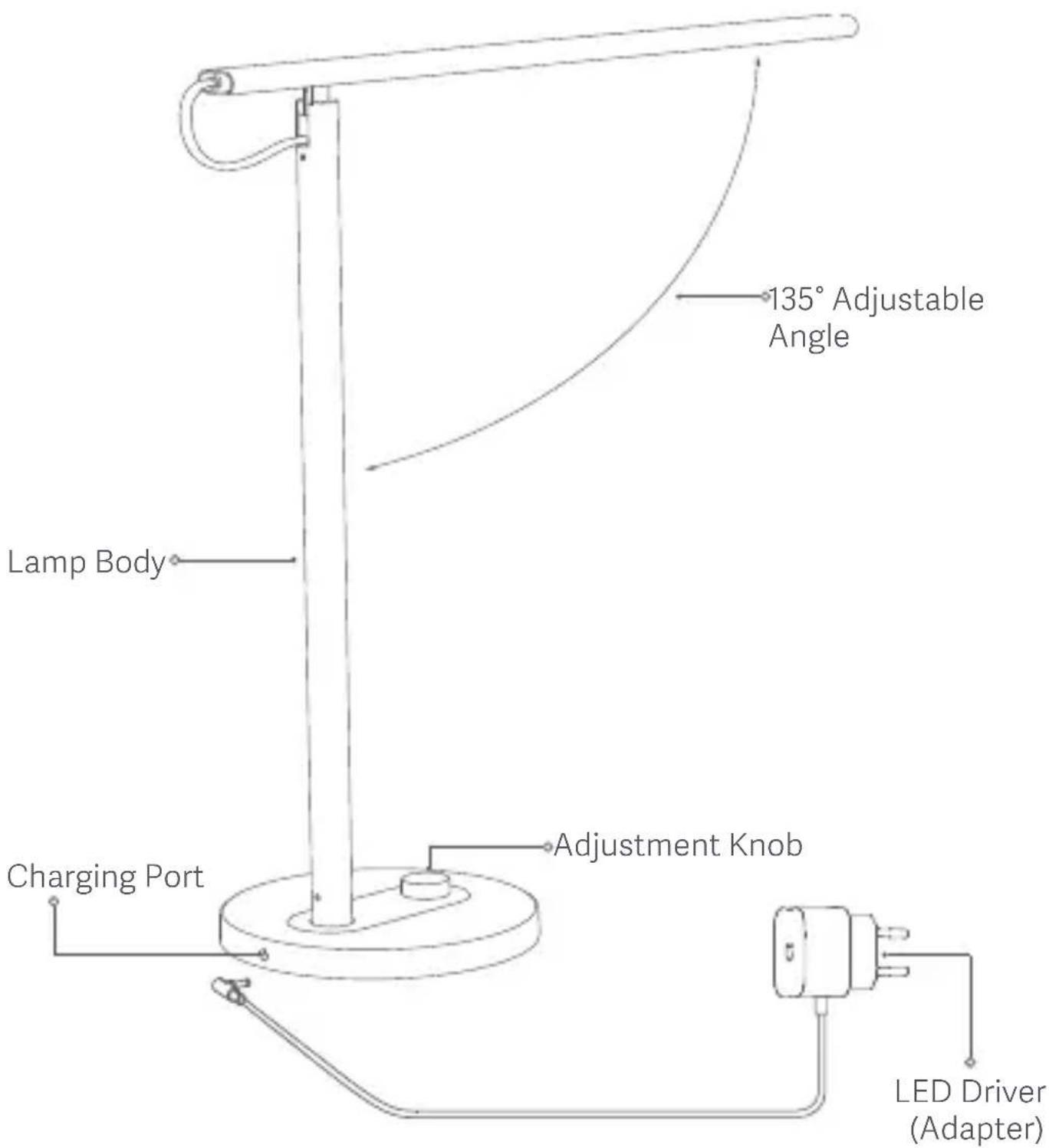 Xiaomi Mi LED Desk Lamp 1S - Connect to Power Supply - 1