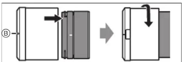 PANASONIC SR70300 - ■ Rimozione di un paraluce - 2