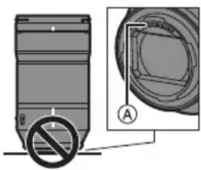 PANASONIC SR70300 - ■ Handling of the lens - 1