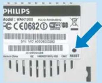PHILIPS WAR1900 - Réinitialisation - 1