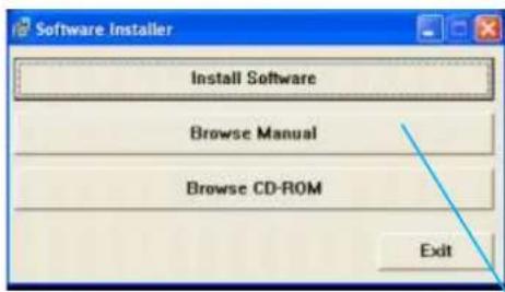 Software Installer Install Software Browse Manual Browse CD-ROM Exit